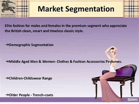 burberry demographic segmentation